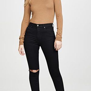 Reformation Jeans High & Skinny jean, faded black